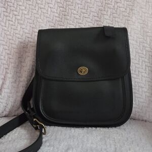 Vintage Coach Large Sidepack 9979 Black